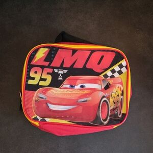 Disney Cars Red and Yellow Lunch Bag
